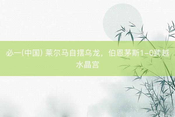 必一(中国) 莱尔马自摆乌龙，伯恩茅斯1-0跨越水晶宫